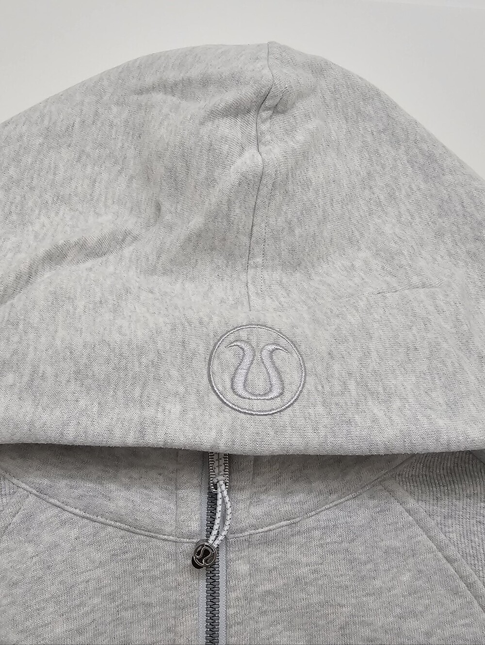 lululemon Scuba Oversized Light Heather Gray Half-Zip Hoodie Sweater SizeXl/XLL - Picture 5 of 16